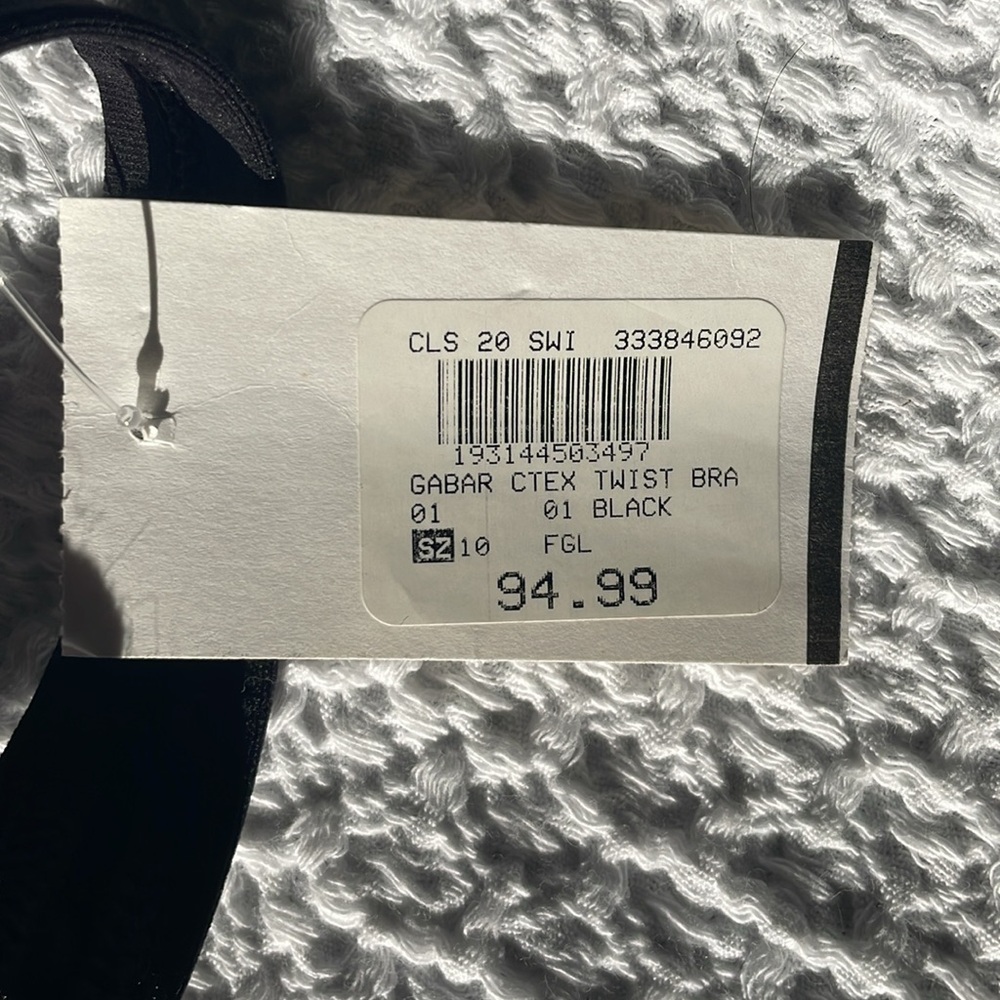 Gabar Women's One Piece Swimsuit size 10 NWT Bathing Suit Chlorine Resistant - Picture 5 of 5